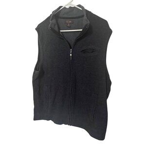 Tasso Elba blue zip vest size XL